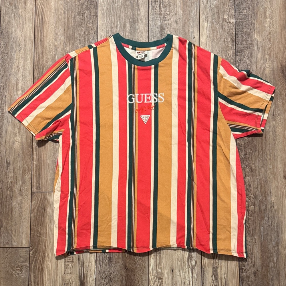 GUESS Multicolor Striped Tee